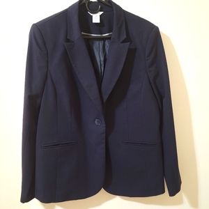 Liz Claiborne suit jacket- Navy blue